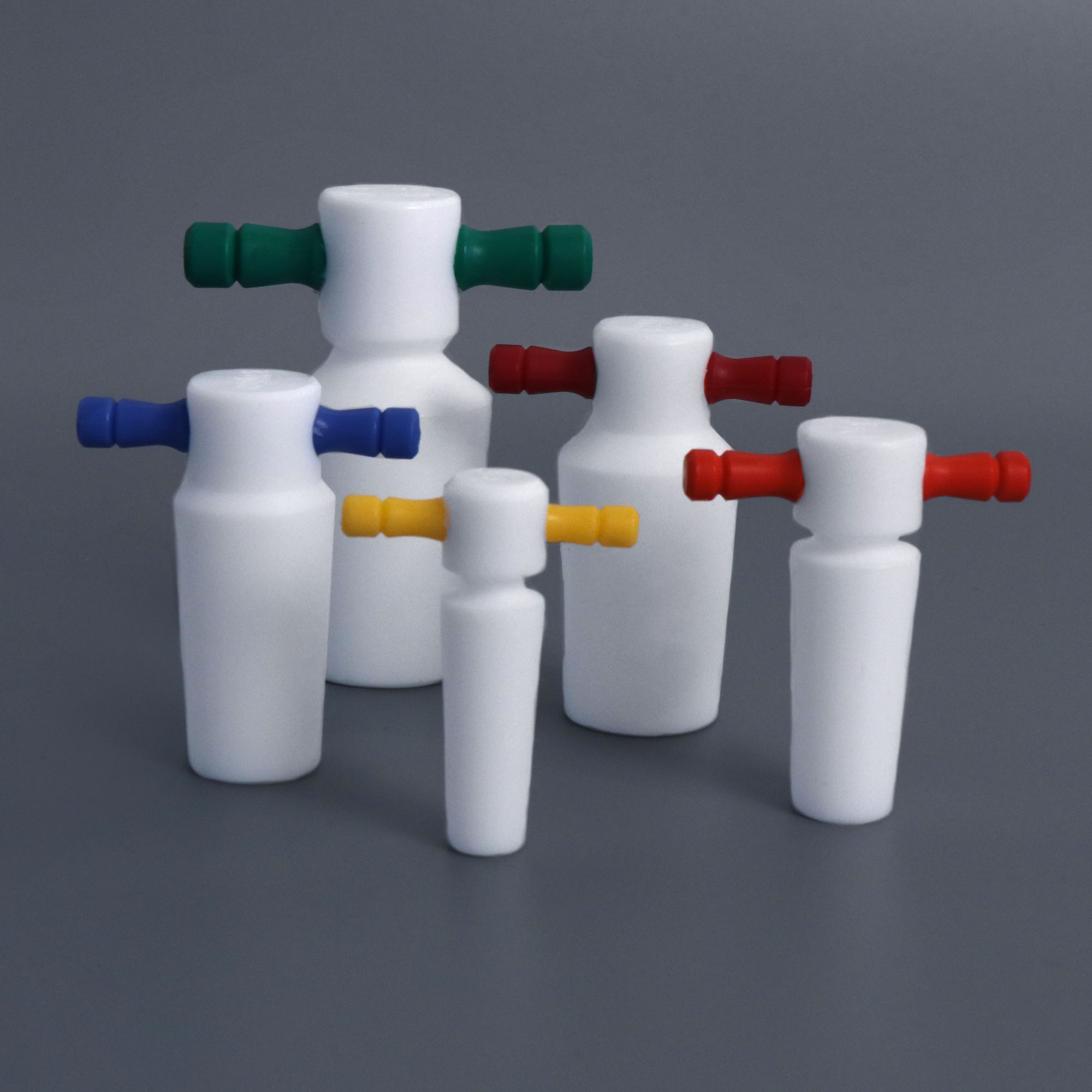 8mm-12mm Beige Drilled Silicone Stopper Plugs For Flask Test Tube Stopper 10pcs