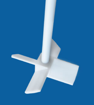 Axial flow Agitator Stirrer, 6mm - 10mm PTFE Encapsulated Shaft