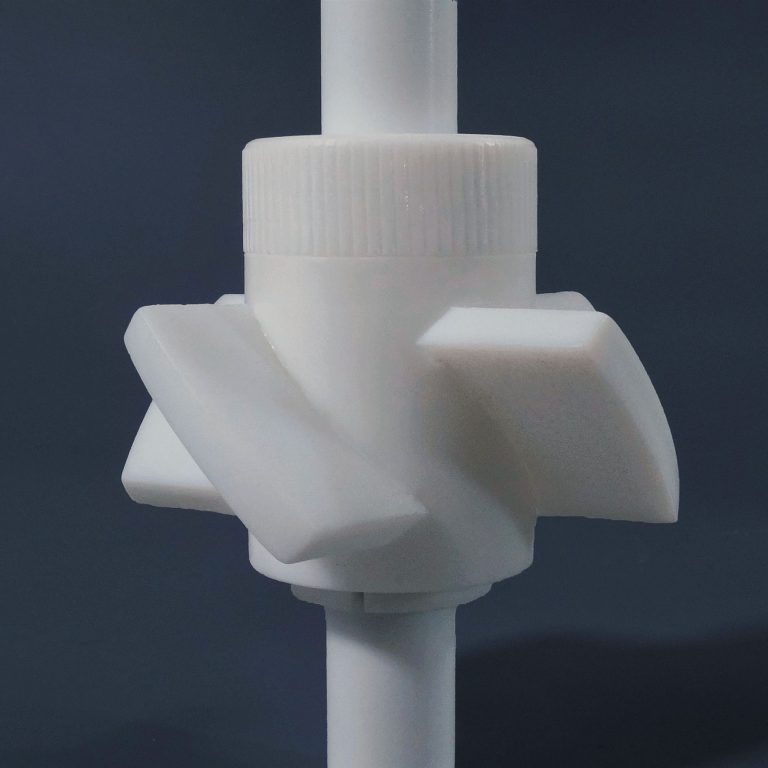 Axial Flow PTFE, Bung Hole sized, Four- 45° Blade, Compression Hub ...