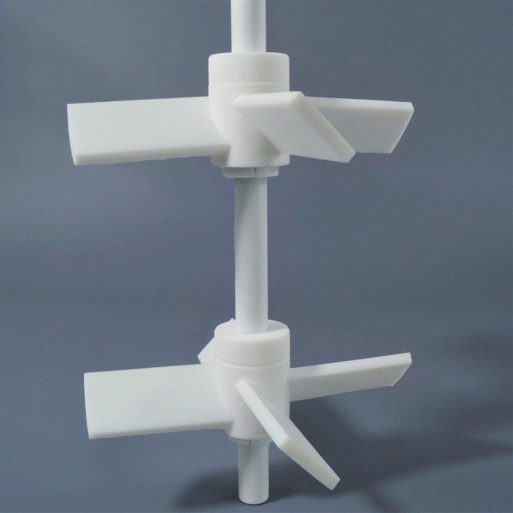 Axial Flow PTFE Agitator, 16mm & 19mm, 45° & 60°, Self Attaching ...