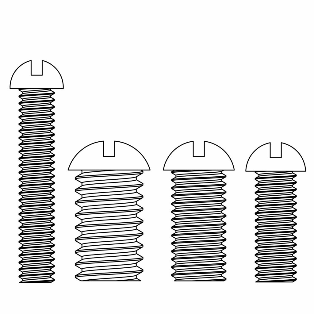 round-head-slotted-screws-ptfe-scientific-machine